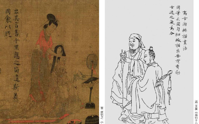 浅析中国画中的线描艺术,中国画的白描中有几种线描