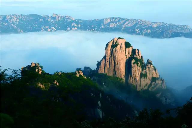 日照五莲九仙山云海,五莲九仙山云海