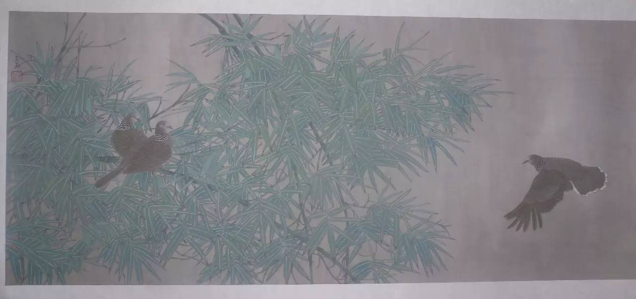 张军花鸟画作品欣赏,李松国画花鸟艺术作品