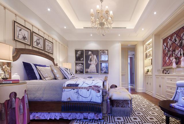 法式庄园独栋别墅装修设计效果图,高大上的欧式风格别墅设计