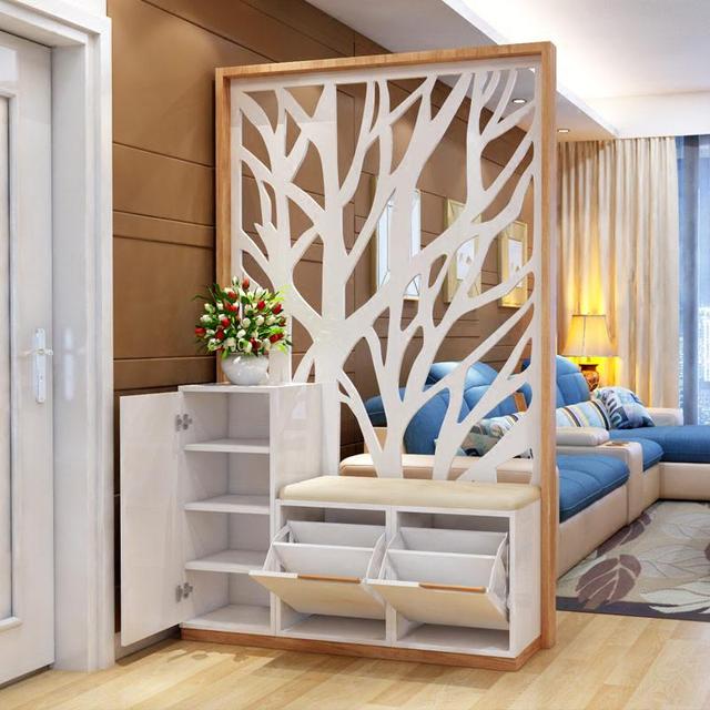 玄关靠墙屏风,新家玄关