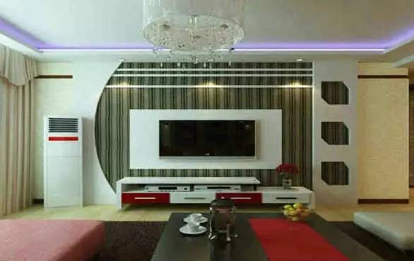 简单实用大面积电视背景墙,不踩坑的电视背景墙