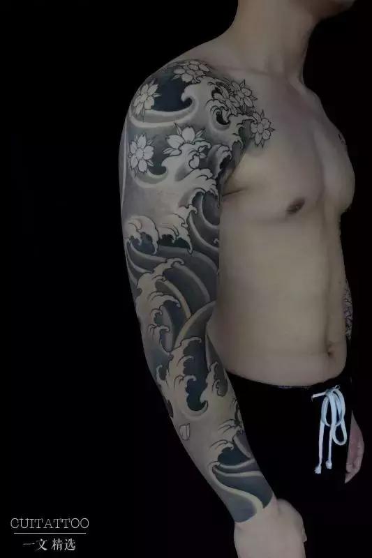 刘文龙纹身,中国古文字纹身图案手稿