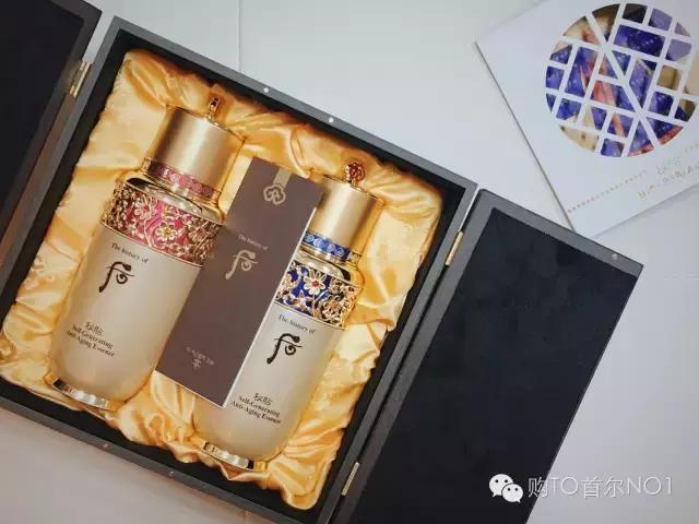 whoo秘贴限量所有包装,whoo后韩国本土企划版套盒