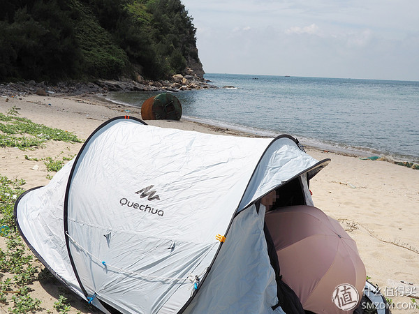 迪卡侬mh100fresh三人露营帐篷,户外露营防雨防晒加厚迪卡侬帐篷