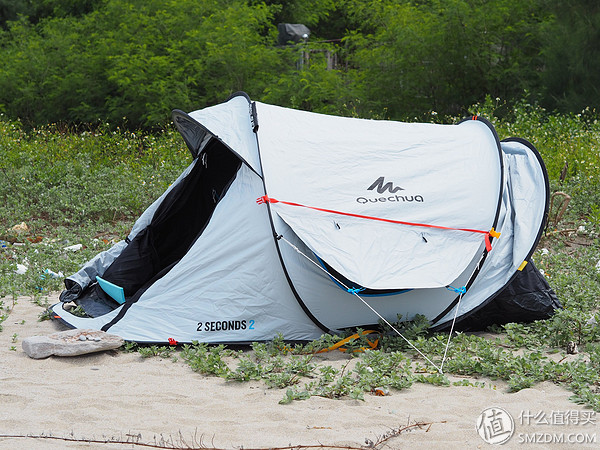 迪卡侬mh100fresh三人露营帐篷,户外露营防雨防晒加厚迪卡侬帐篷