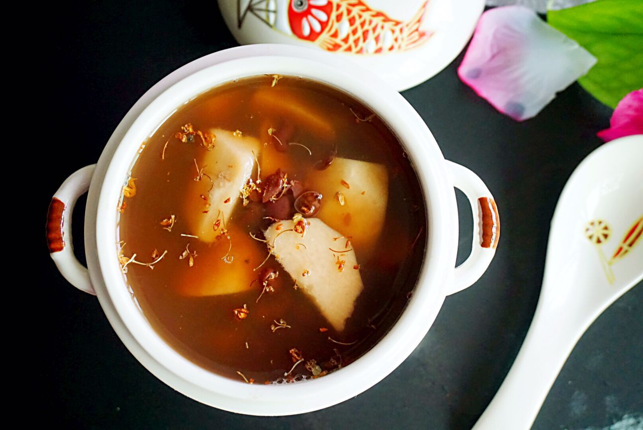 预防冻手冻脚,没有妙招,却需要常喝红豆芋头桂花粥,日久见效果