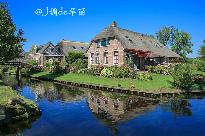 欧洲最美水乡荷兰羊角村,荷兰羊角村美丽的童话世界