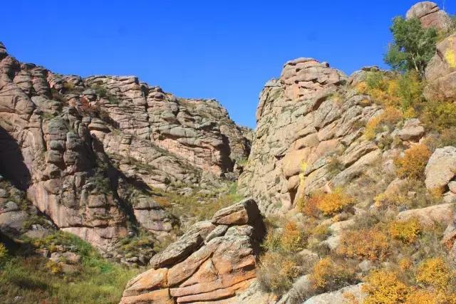 辉腾锡勒黄花沟风景,辉腾锡勒大草原黄花沟的美景