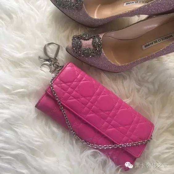 dior中古马鞍钱包,dior漆皮链条钱包