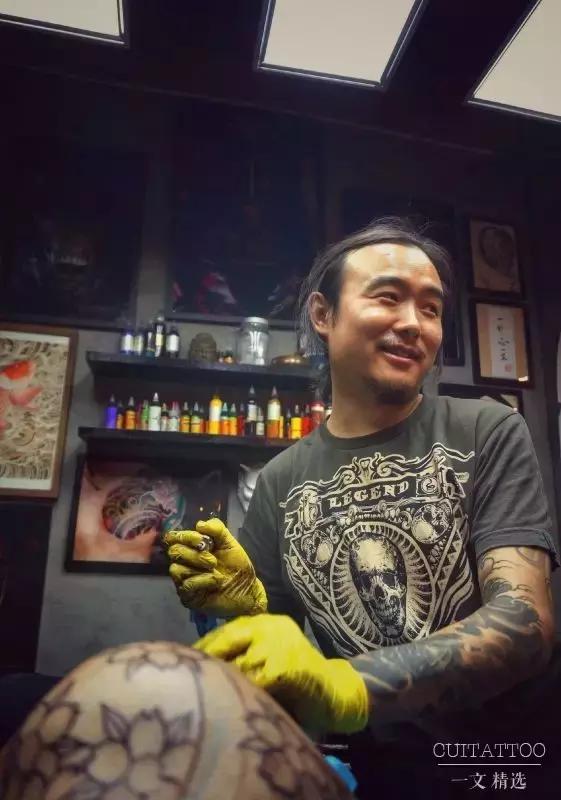 刘文龙纹身,中国古文字纹身图案手稿