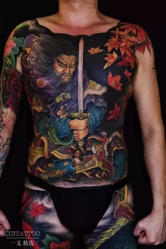 刘文龙纹身,中国古文字纹身图案手稿