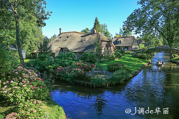 欧洲最美水乡荷兰羊角村,荷兰羊角村美丽的童话世界