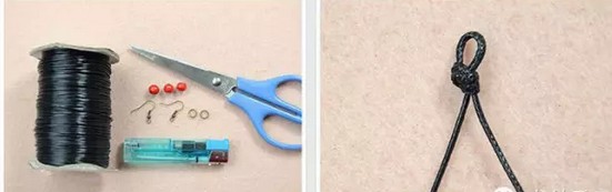 编韩国蜡绳,韩国发夹头绳diy手工制作