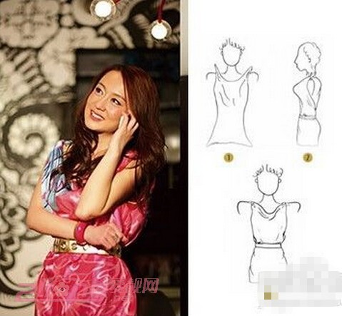 女士丝巾的16种系法和搭配图解,怎样系女士丝巾