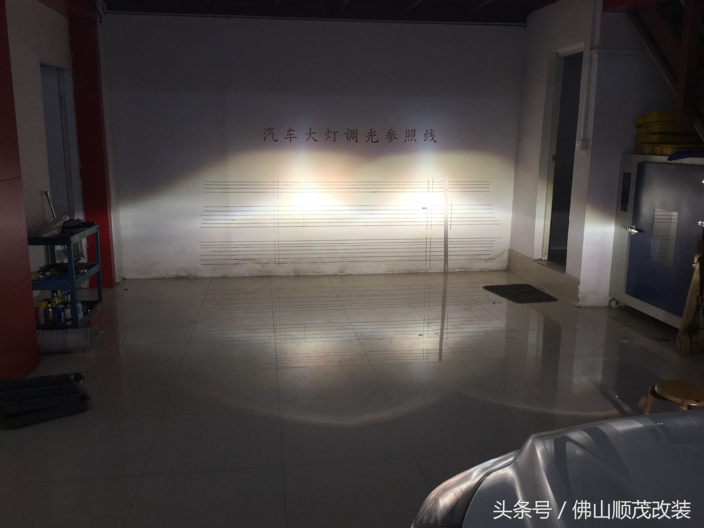 福克斯车灯不一样高,福克斯大灯升级恒威激光大灯