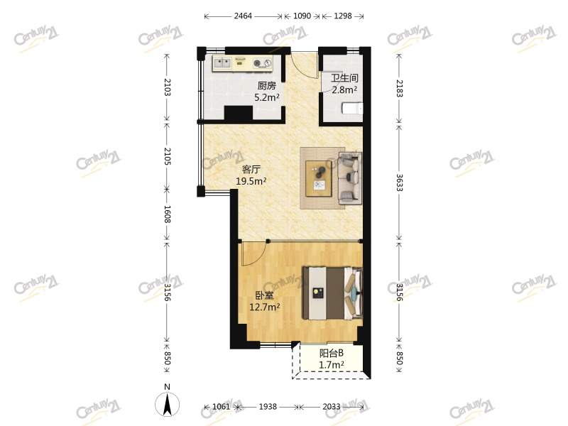 成都冠城花园二期二手房,冠城花园二居室价格