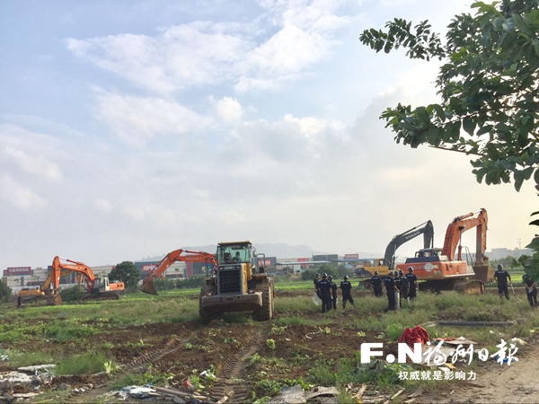 百日攻坚战|福清兴亮物流项目全面交地围挡;海峡商贸城利嘉地块提前交地!