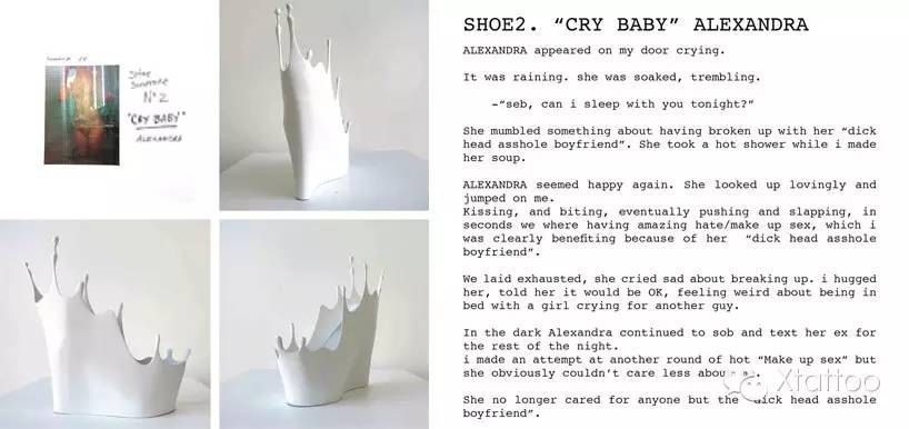 给前女友设计高跟鞋,丈夫为妻子设计高跟鞋