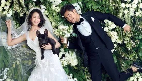 今年结婚的女星婚礼喜欢什么发型？刘诗诗陈妍希钟爱中分，林心如和张歆艺想到一起去了~