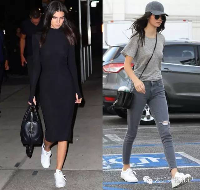 肯豆穿一字鞋 (肯豆穿玫粉色鞋)