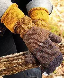 毛线织手套一般起多少针,用毛线编织的半指手套教程