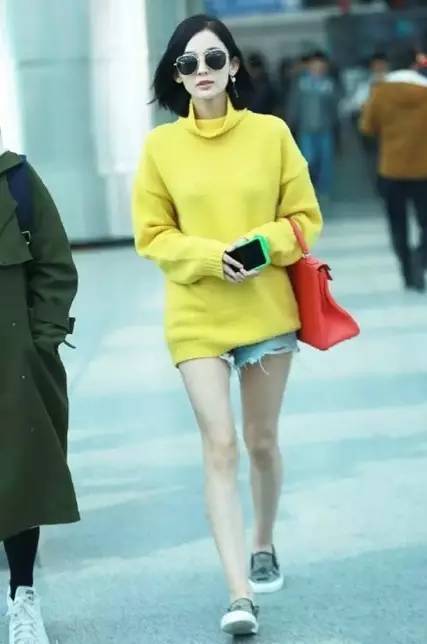 倪妮菱格棉服穿搭,杨幂倪妮新中式穿搭