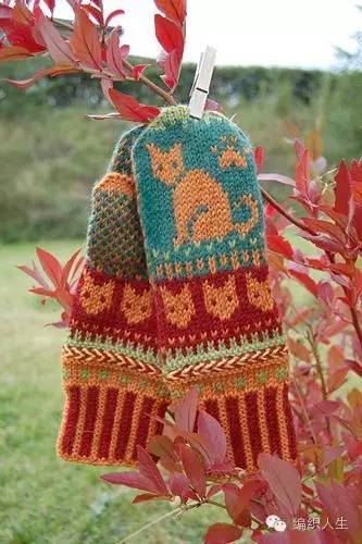 毛线织手套一般起多少针,用毛线编织的半指手套教程