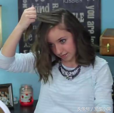 带刘海简单编发长发适合手残党,无刘海手残党编发中短发