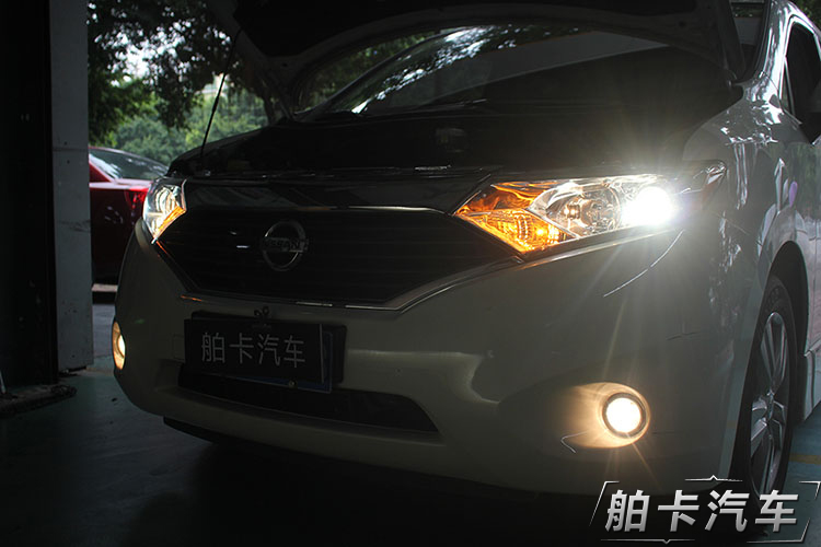 日产贵士大灯,海拉五最新款氙气透镜