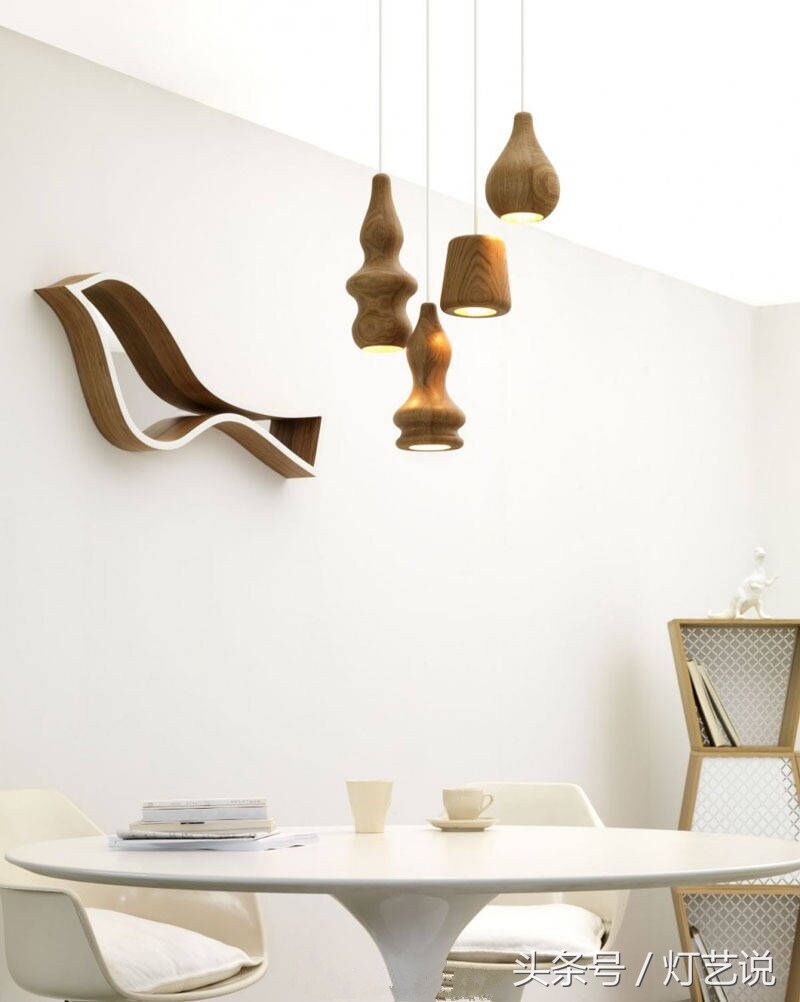 简单又好看的木头灯,原木风禅意复古灯的创意阐述