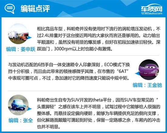 2015款雪佛兰科帕奇油耗,2015款雪佛兰科帕奇驾驶感受