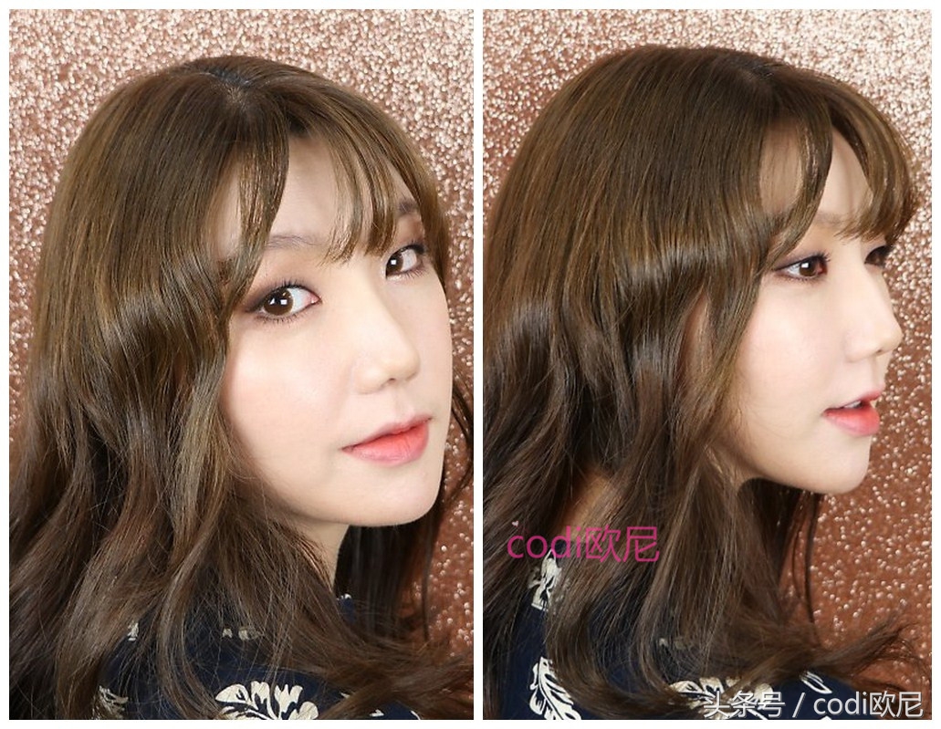 单眼皮可爱韩妆眼妆,适合画韩系妆的眼影单眼皮