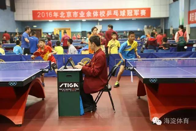 北京市锦标赛乒乓球双打,北京青少年乒乓球锦标赛甲组