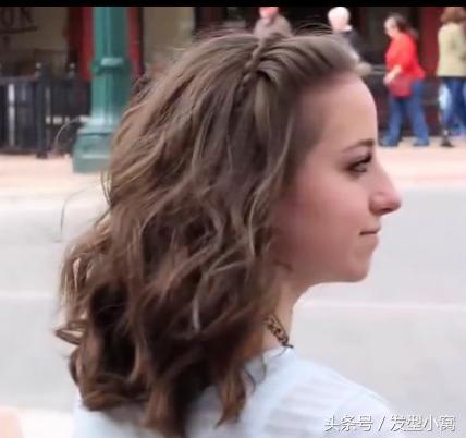 带刘海简单编发长发适合手残党,无刘海手残党编发中短发
