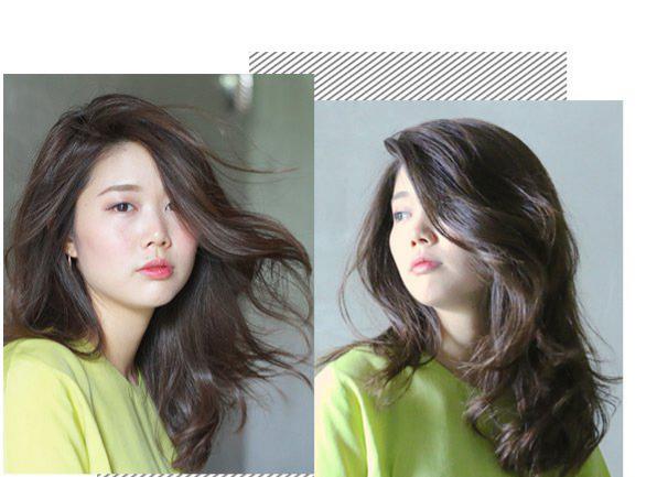 好看的气质中长发发型图片大全,文艺简约中长发发型图片