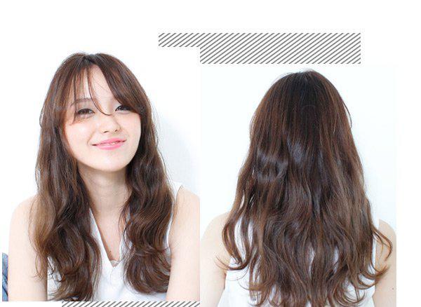 好看的气质中长发发型图片大全,文艺简约中长发发型图片