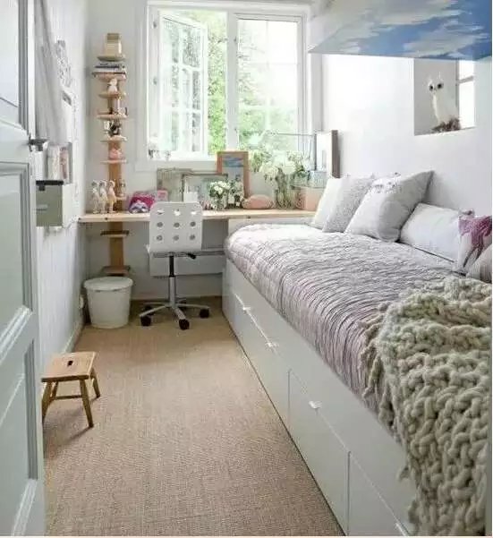 书房太小怎么设计柜子,书房太小做成榻榻米