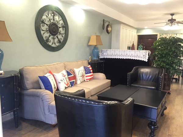 128平装修风格小清新,法式114平米三室两厅两卫装修风格