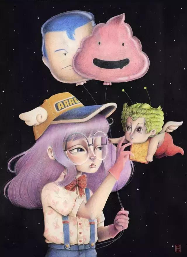 插画魔卡少女樱,插画少女和猫图片