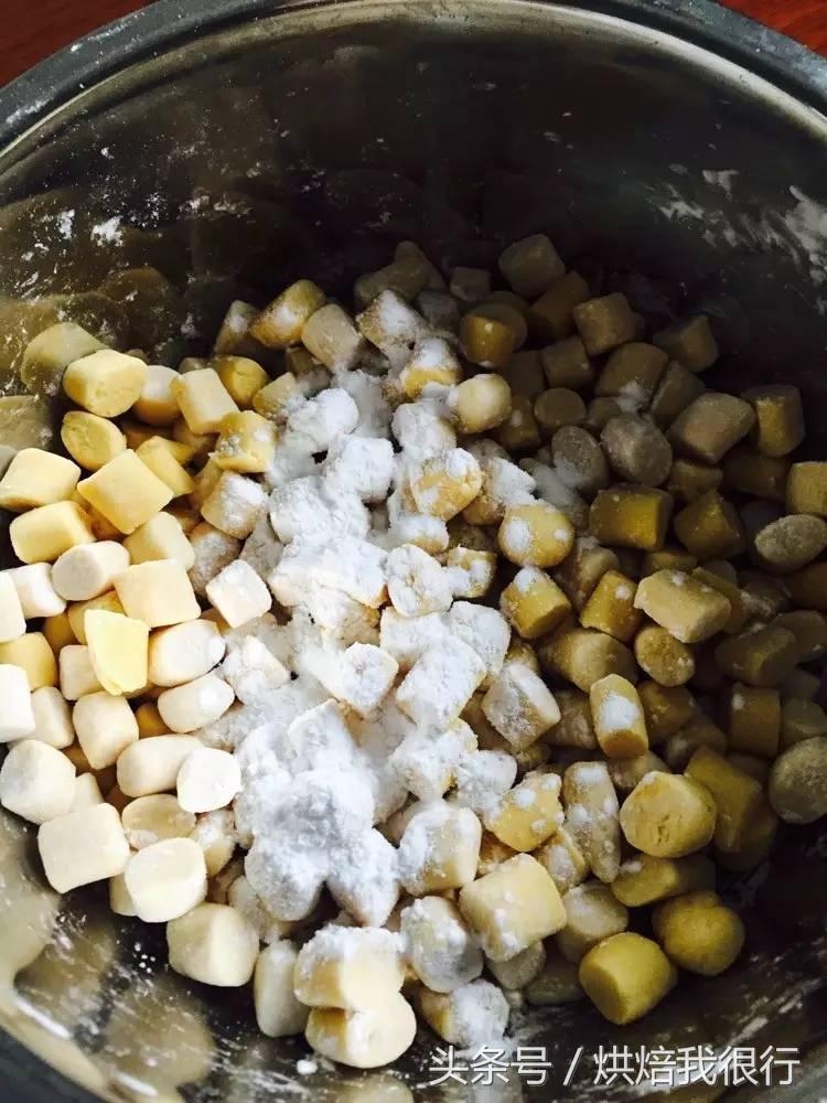 手工紫薯芋圆怎么做,抹茶手工芋圆的做法