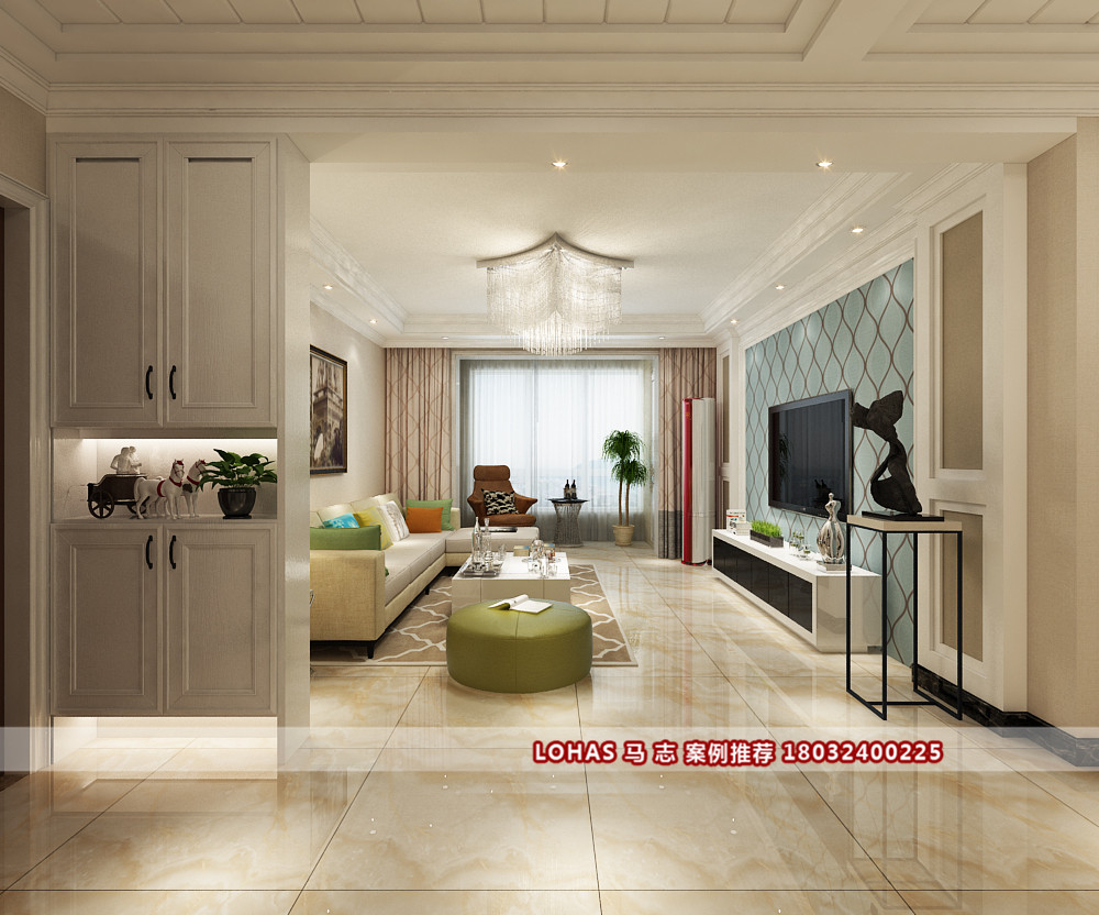 泰德观唐127平装修效果图,观湖郡80平装修效果图