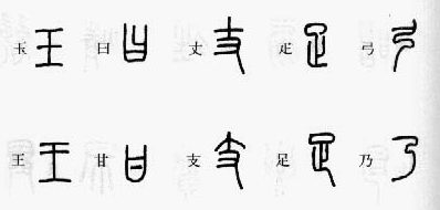小篆辨识,小篆识图识字
