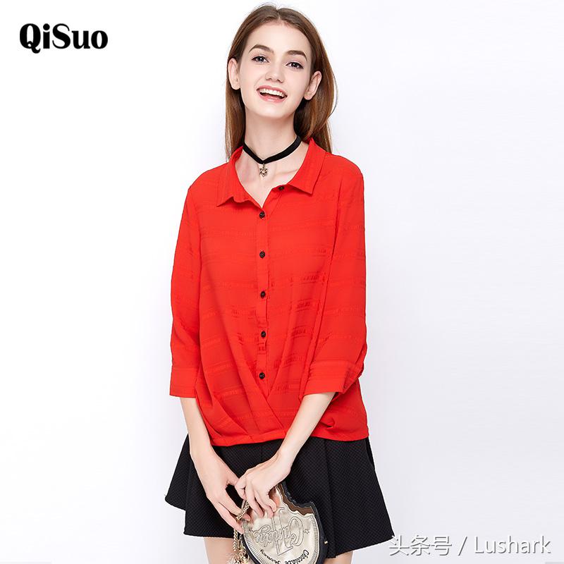 巨时髦显瘦衬衫,轻奢显瘦衬衫
