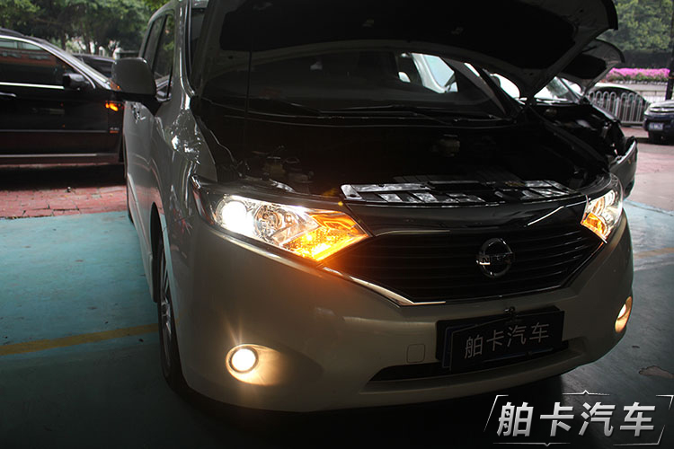日产贵士大灯,海拉五最新款氙气透镜