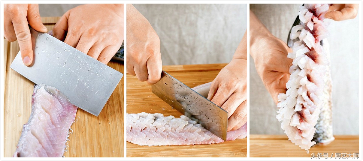 松鼠鱼改刀详细步骤图片,松鼠鱼改刀全过程视频