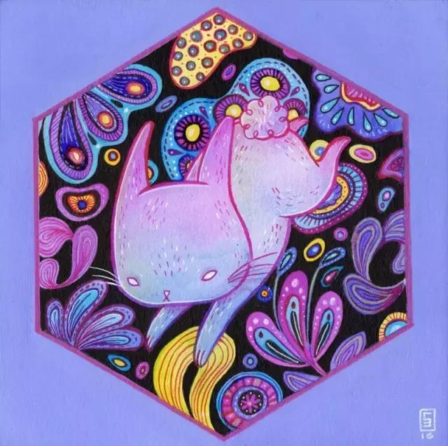 插画魔卡少女樱,插画少女和猫图片