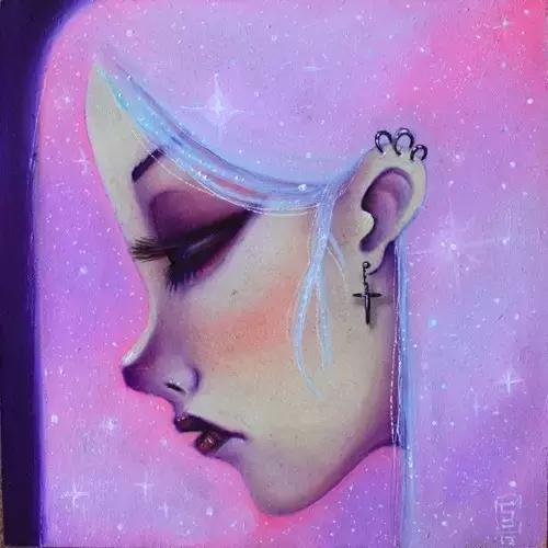 插画魔卡少女樱,插画少女和猫图片