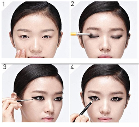 小眼单眼皮怎么画眼线显得眼睛大,小眼画大眼的方法