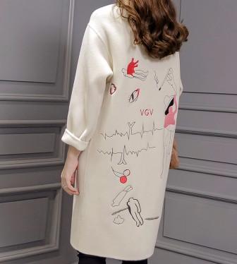 蓝色毛呢大衣女秋冬新款,2016女装大衣新款图片